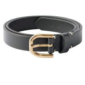 NWOT RAEY Womens Slim Bridle-Leather Belt Sz 32” (jean 25-26)|Perfect Condition